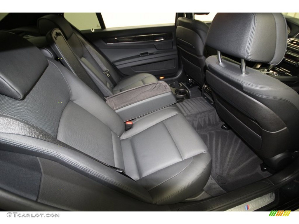 2013 7 Series 740Li Sedan - Black Sapphire Metallic / Black photo #40