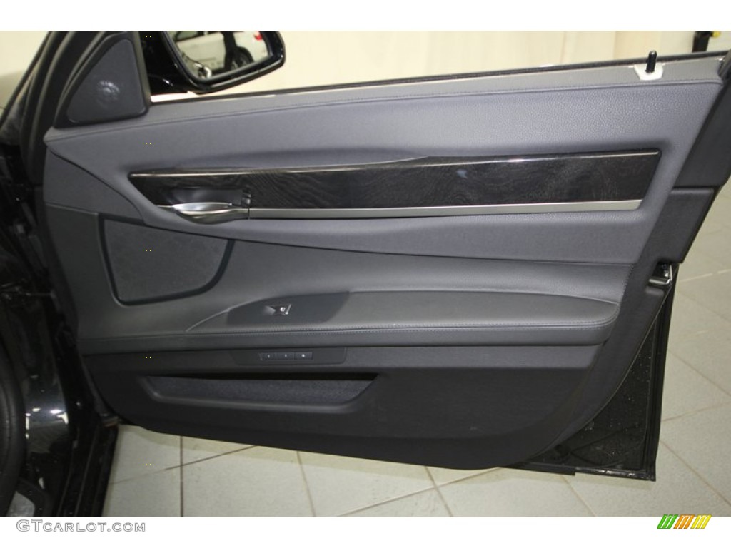 2013 7 Series 740Li Sedan - Black Sapphire Metallic / Black photo #44