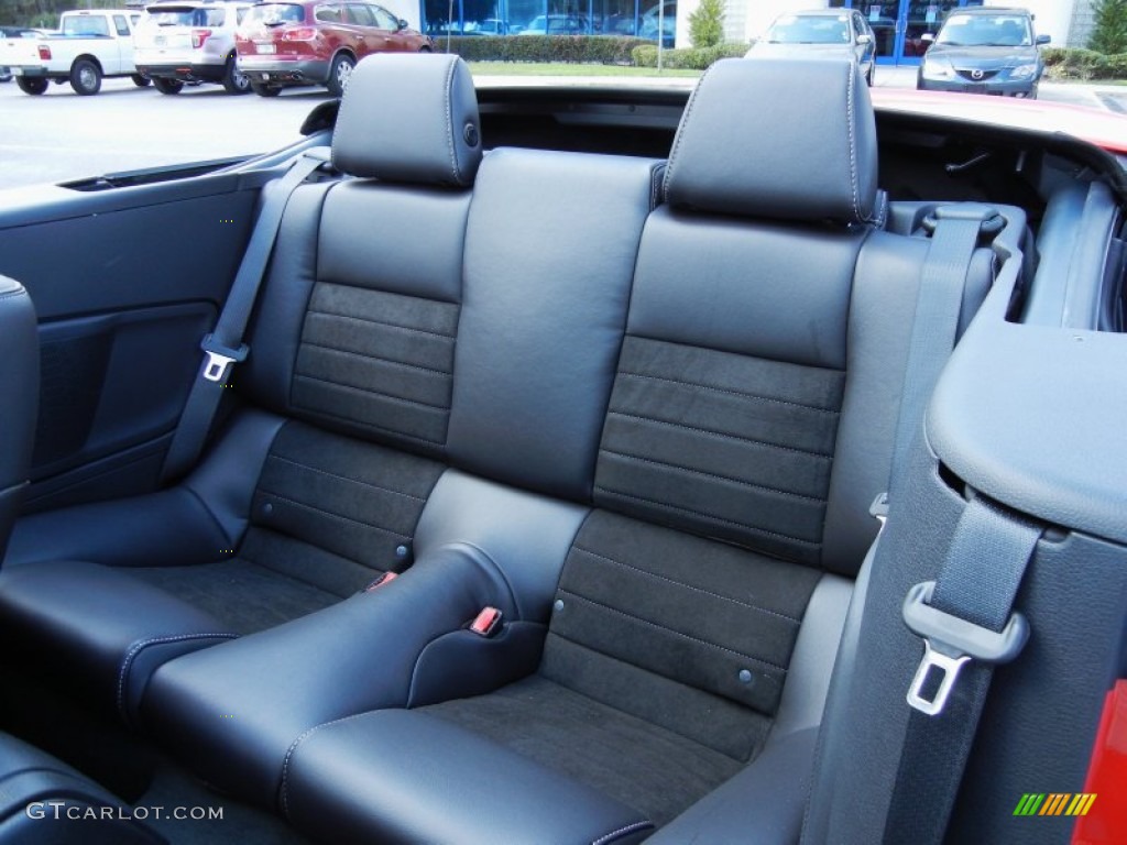 2013 Ford Mustang GT/CS California Special Convertible Rear Seat Photo #77216666