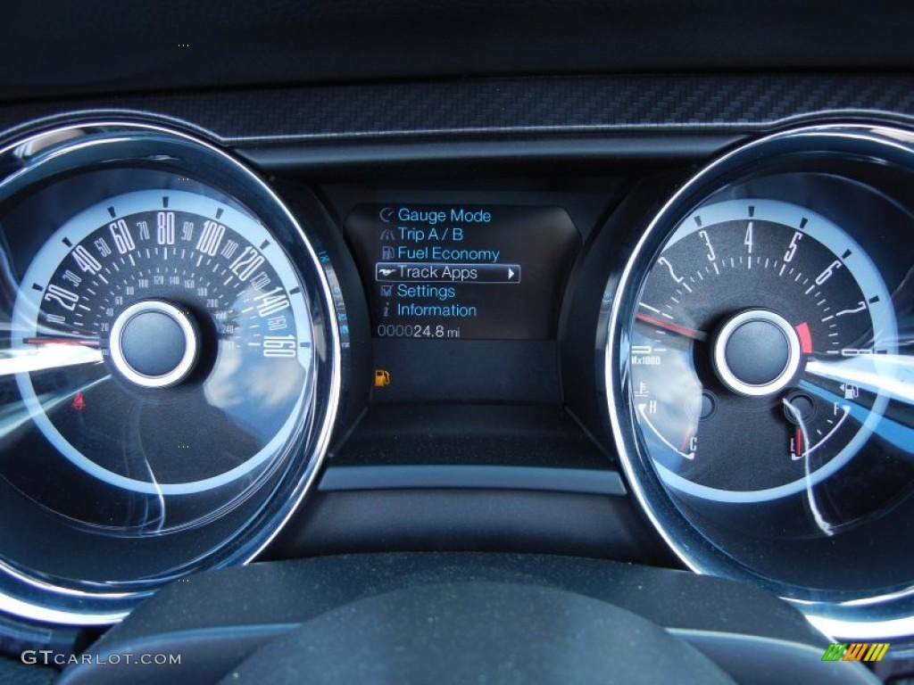 2013 Mustang GT/CS California Special Convertible - Race Red / California Special Charcoal Black/Miko-suede Inserts photo #10