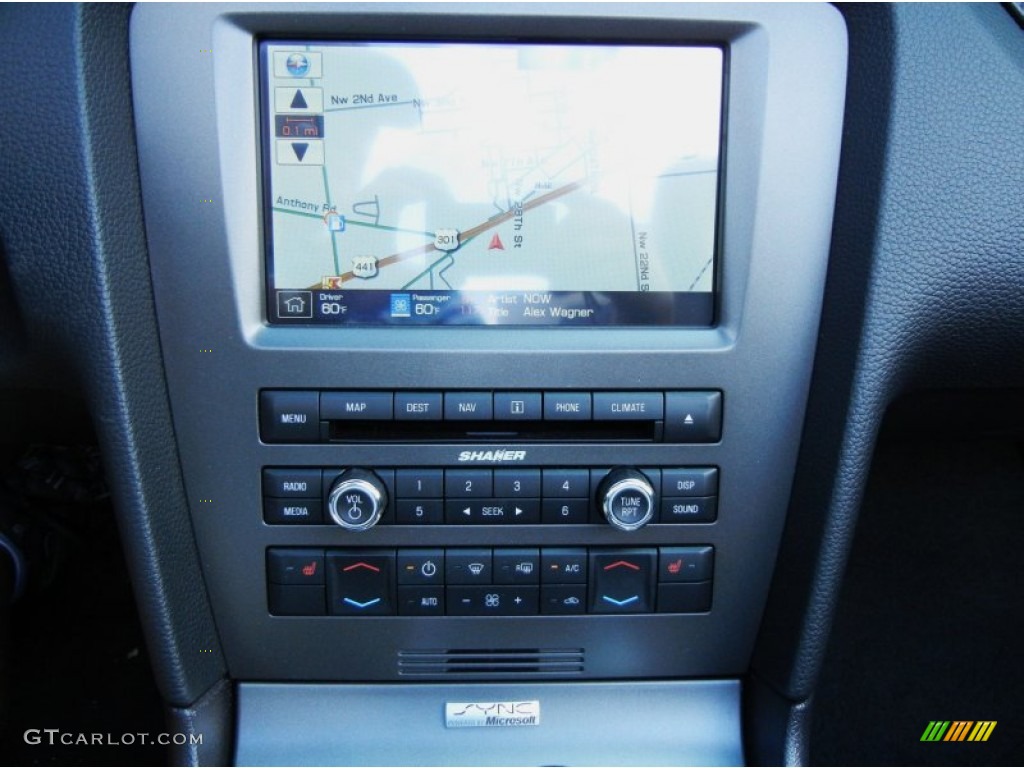 2013 Ford Mustang GT/CS California Special Convertible Controls Photo #77216699