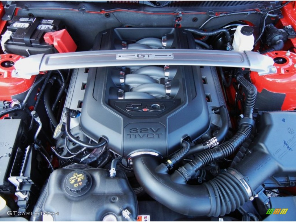 2013 Ford Mustang GT/CS California Special Convertible 5.0 Liter DOHC 32-Valve Ti-VCT V8 Engine Photo #77216717