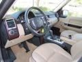 2008 Land Rover Range Rover Sand/Jet Interior Prime Interior Photo