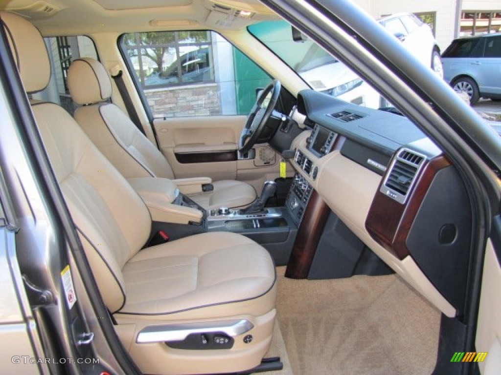 Sand/Jet Interior 2008 Land Rover Range Rover V8 HSE Photo #77217311