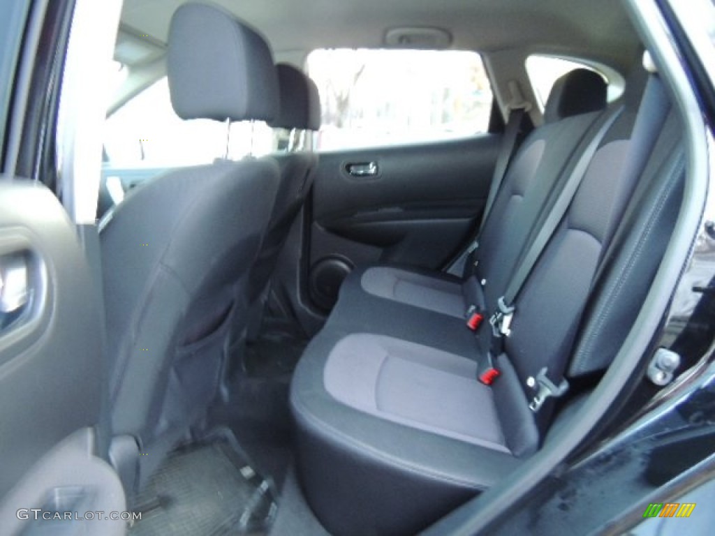 Black Interior 2011 Nissan Rogue SV AWD Photo #77217323