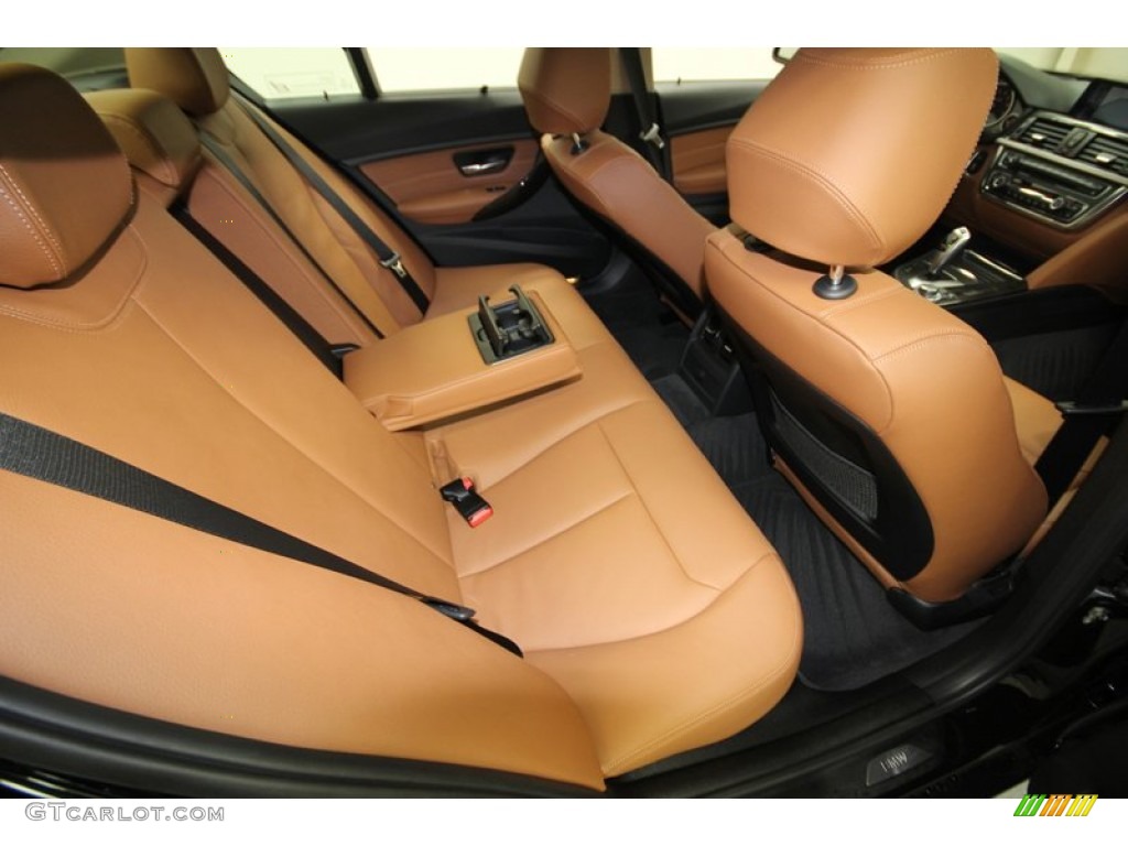 Saddle Brown Interior 2012 BMW 3 Series 328i Sedan Photo #77217593