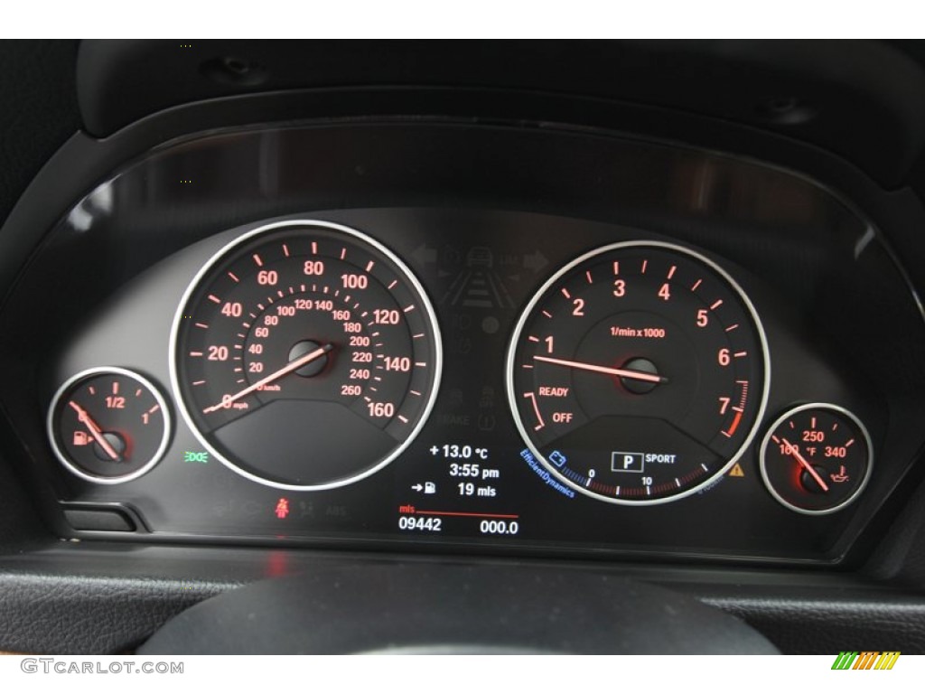 2012 BMW 3 Series 328i Sedan Gauges Photo #77217620