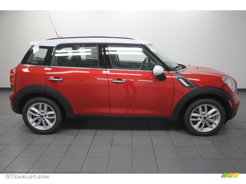 Blazing Red 2013 Mini Cooper S Countryman Exterior Photo #77217626