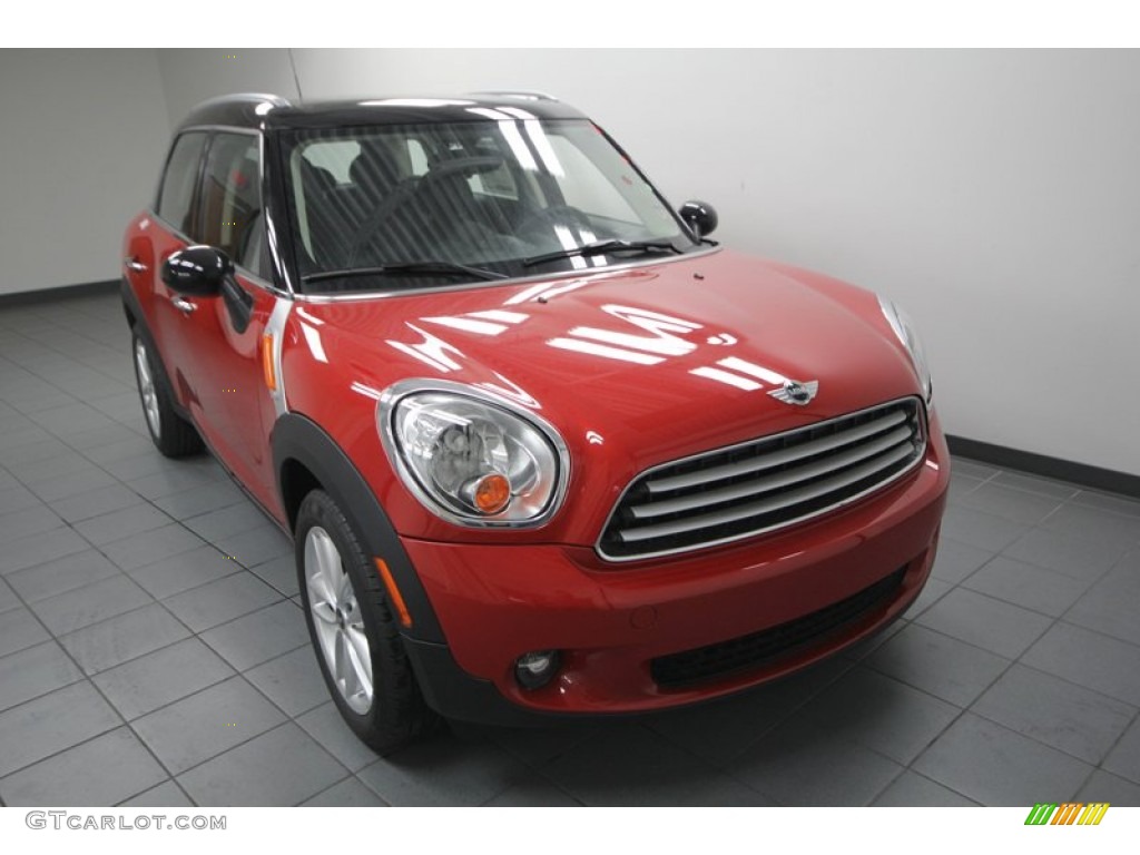 2013 Cooper Countryman - Blazing Red / Carbon Black photo #6