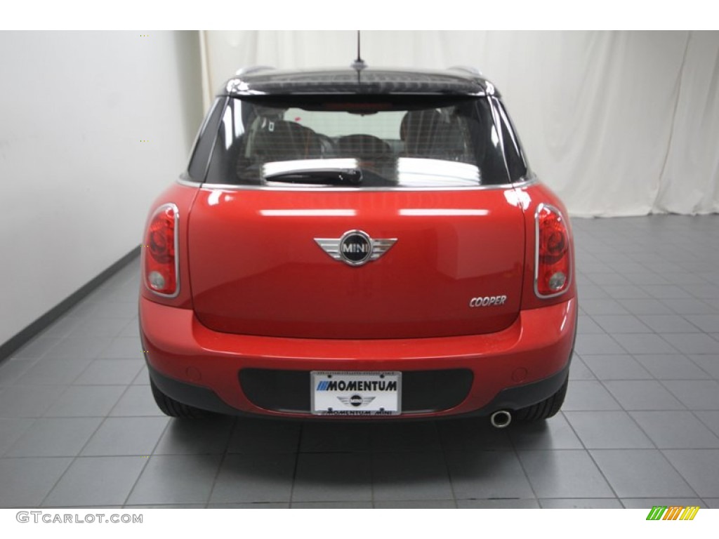 2013 Cooper Countryman - Blazing Red / Carbon Black photo #10