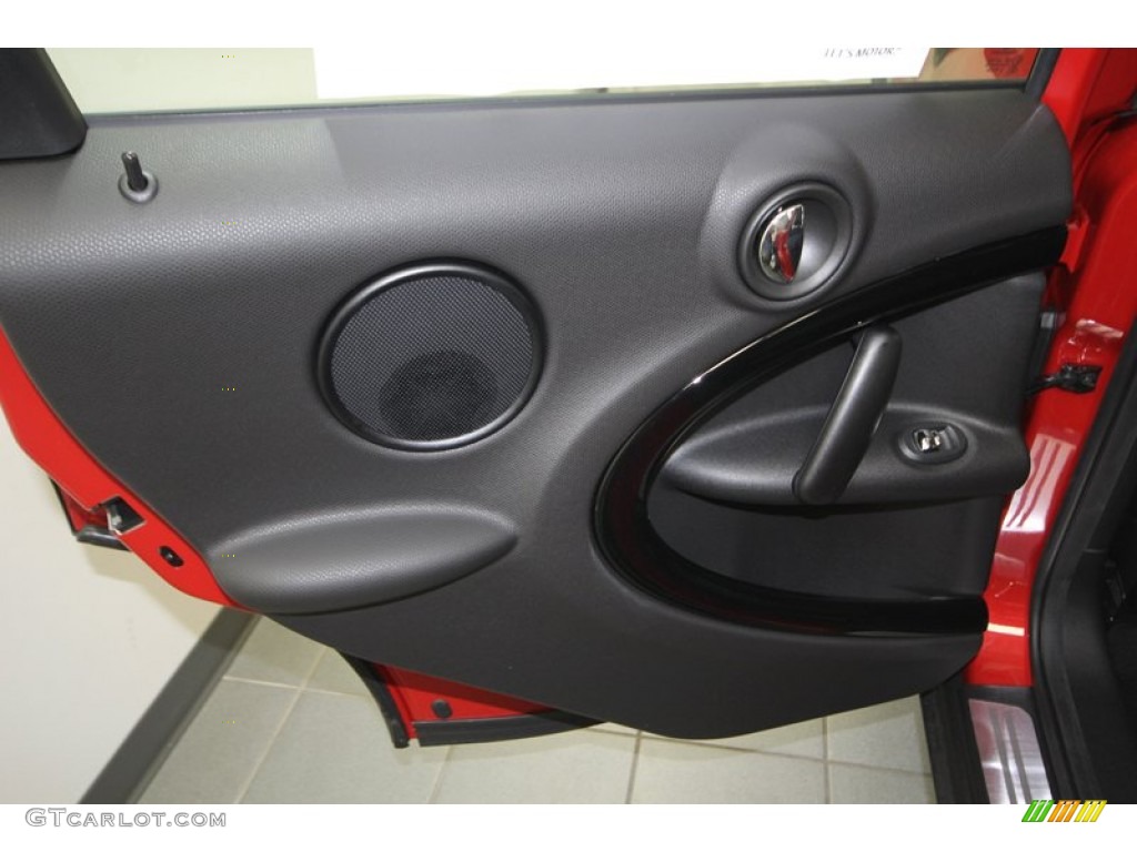 2013 Mini Cooper Countryman Carbon Black Door Panel Photo #77217761