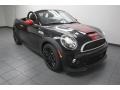Midnight Black Metallic 2013 Mini Cooper John Cooper Works Roadster Exterior