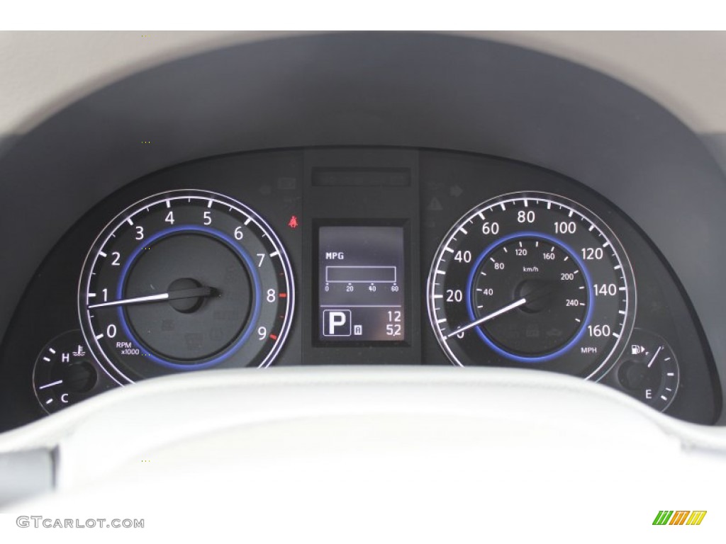2013 Infiniti G 37 Journey Sedan Gauges Photo #77219713