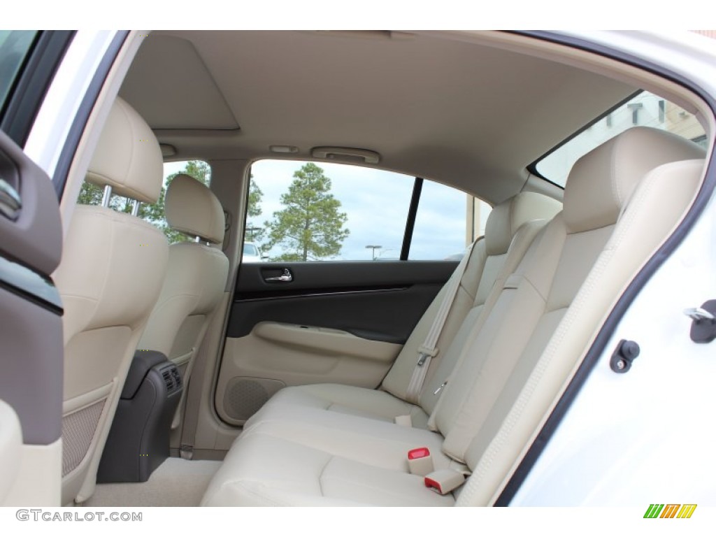 2013 Infiniti G 37 Journey Sedan Rear Seat Photo #77219873