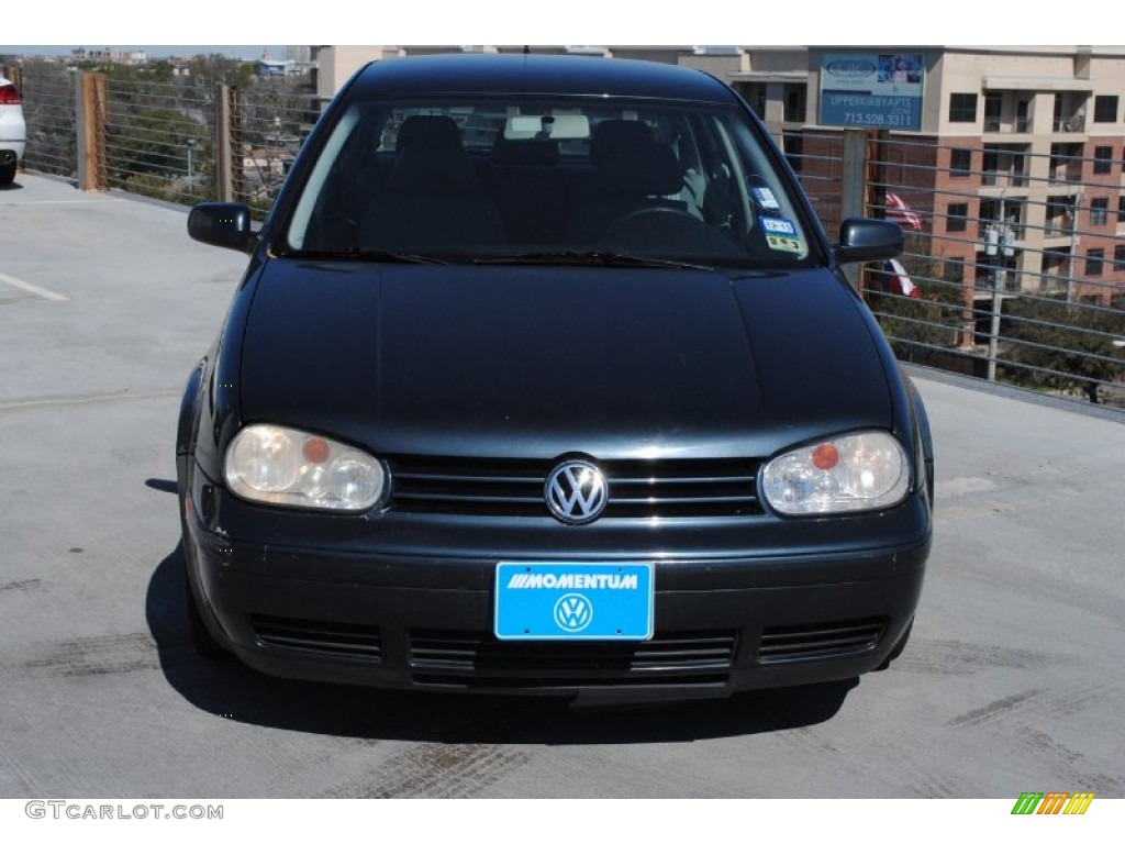 2004 Golf GL 4 Door - Blue Anthracite Metallic / Grey photo #2