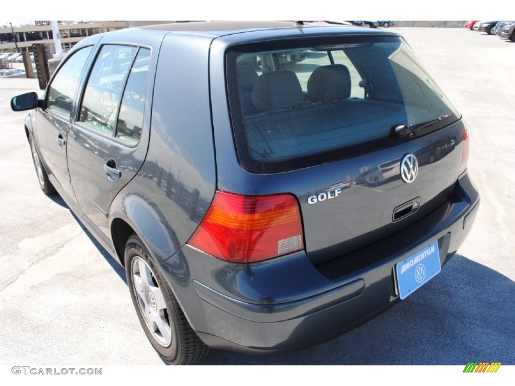 2004 Golf GL 4 Door - Blue Anthracite Metallic / Grey photo #6