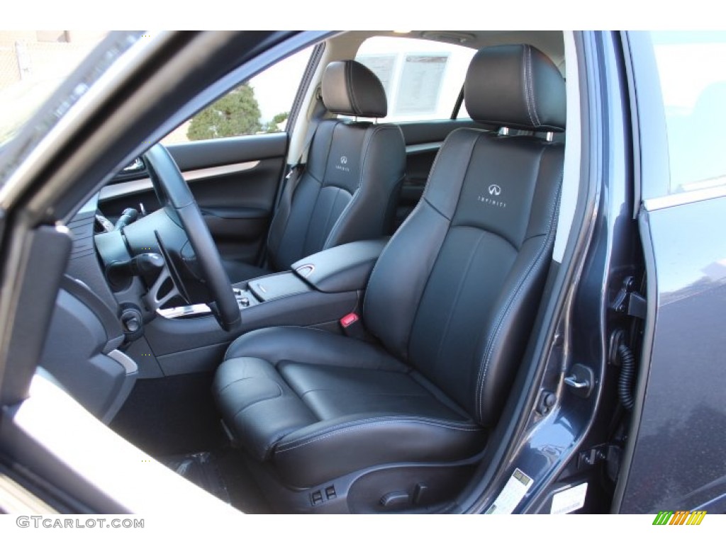 2012 Infiniti G 37 x S Sport AWD Sedan Front Seat Photo #77220461