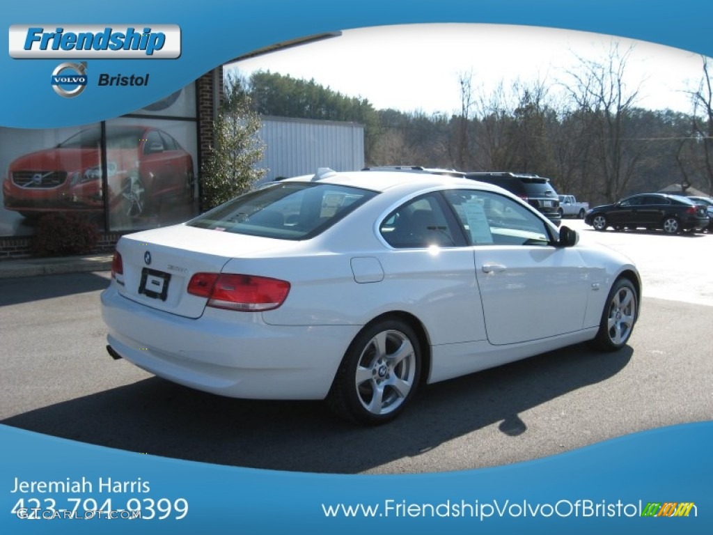2010 3 Series 328i xDrive Coupe - Alpine White / Saddle Brown Dakota Leather photo #7