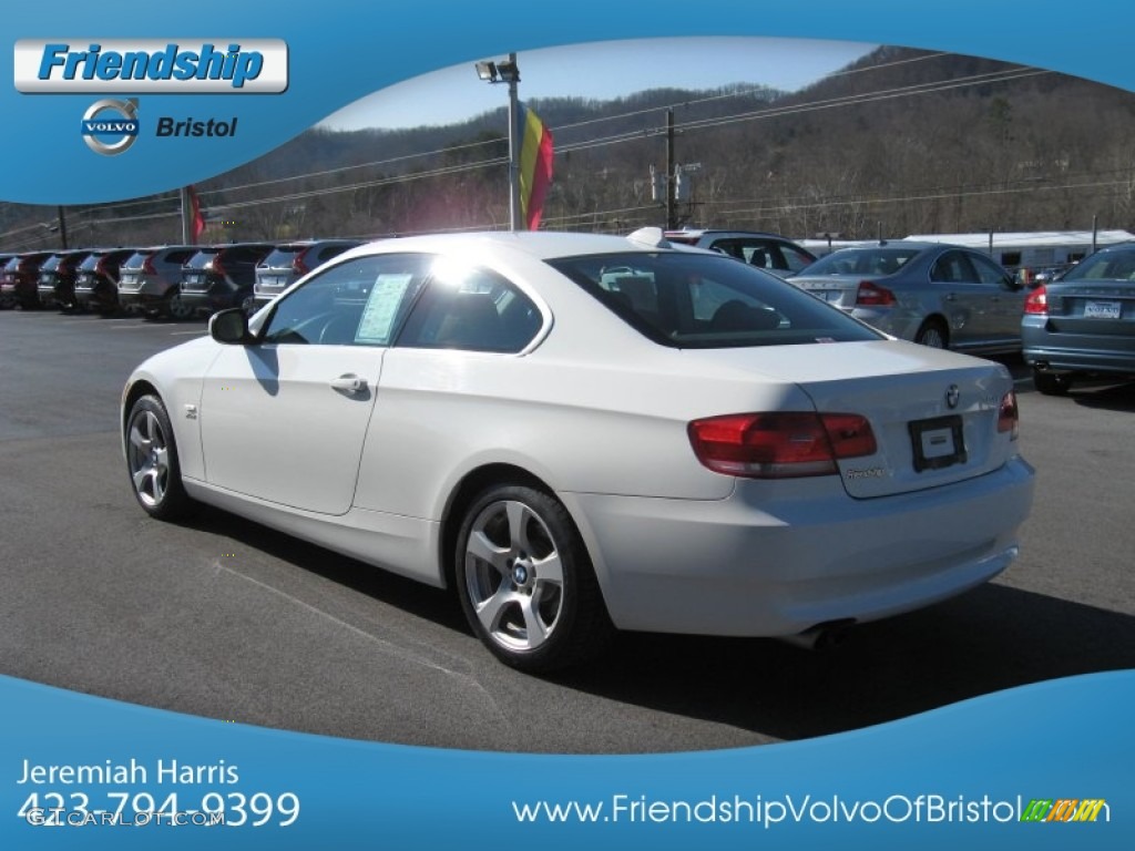 2010 3 Series 328i xDrive Coupe - Alpine White / Saddle Brown Dakota Leather photo #9