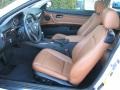 Saddle Brown Dakota Leather Front Seat Photo for 2010 BMW 3 Series #77220708