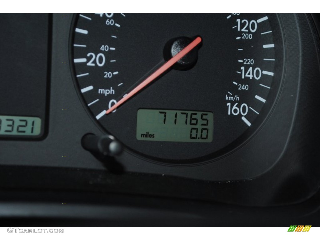 2004 Golf GL 4 Door - Blue Anthracite Metallic / Grey photo #26