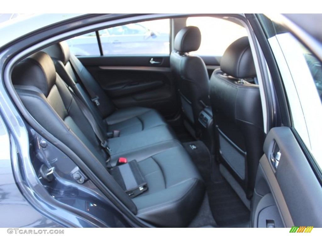 2012 Infiniti G 37 x S Sport AWD Sedan Rear Seat Photo #77220728