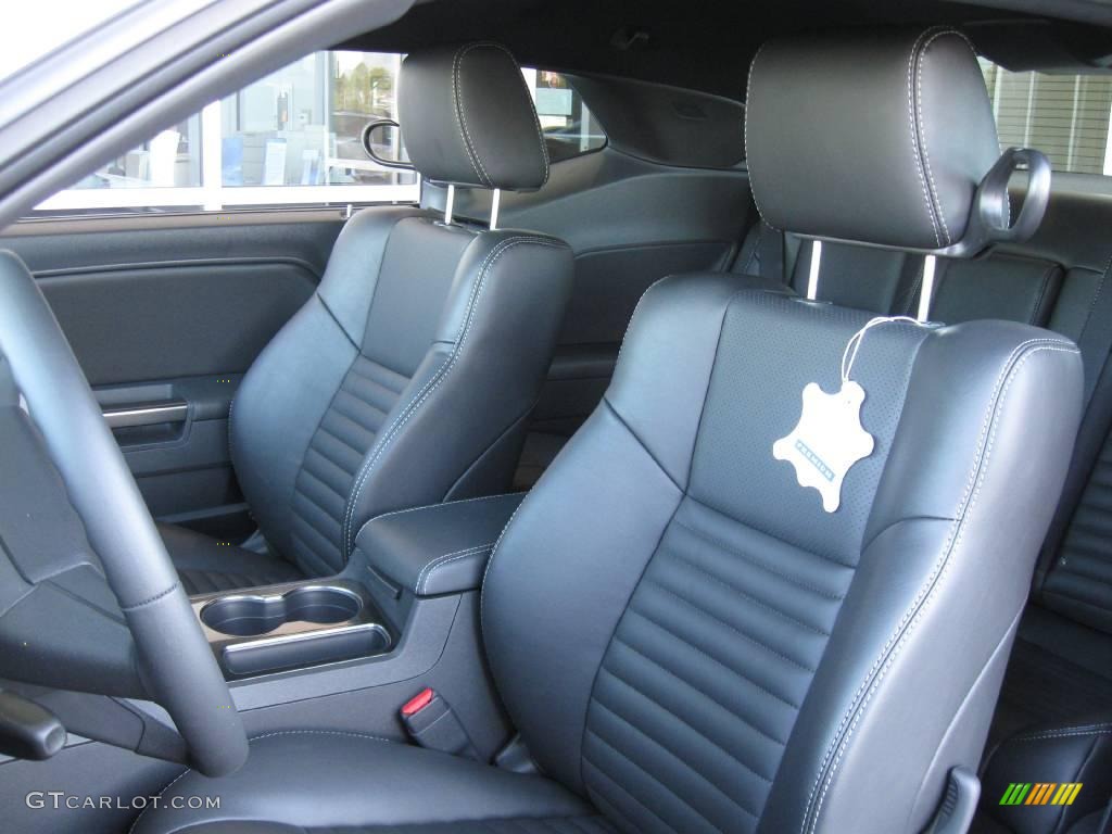 2009 Challenger R/T - Stone White / Dark Slate Gray photo #4