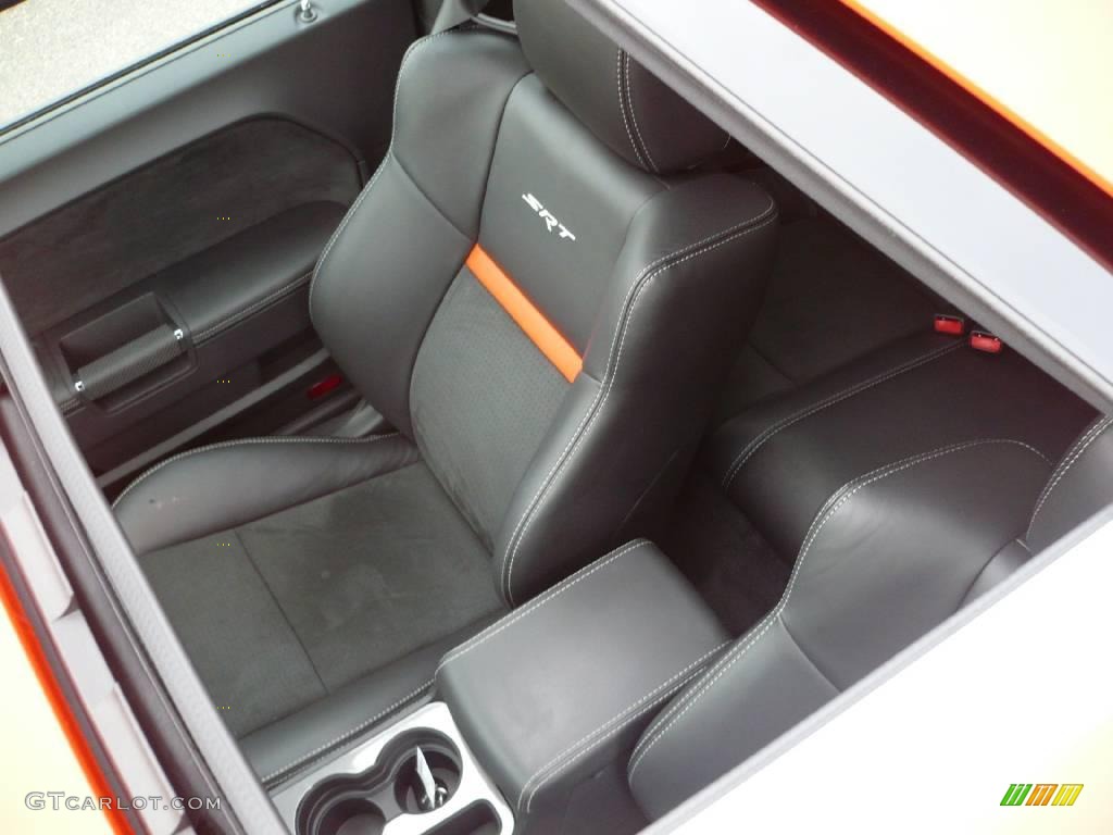 2009 Challenger SRT8 - HEMI Orange / Dark Slate Gray photo #35