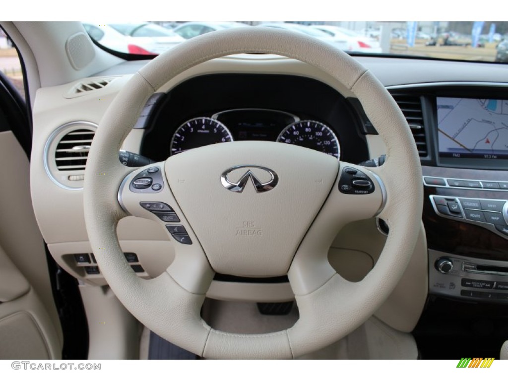 2013 Infiniti JX 35 Wheat Steering Wheel Photo #77221856