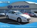 2011 Porcelain White Pearl Hyundai Sonata Hybrid  photo #1