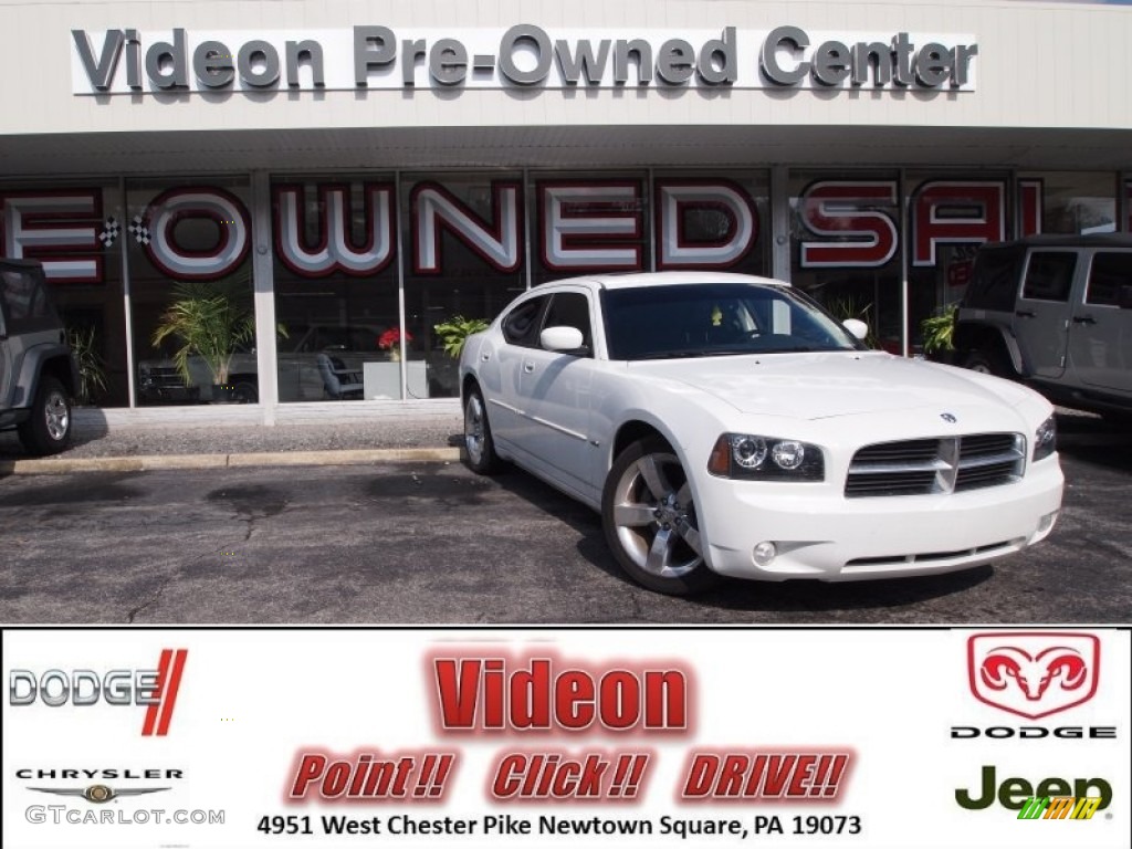 Stone White Dodge Charger