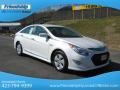 2011 Porcelain White Pearl Hyundai Sonata Hybrid  photo #5