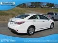 2011 Porcelain White Pearl Hyundai Sonata Hybrid  photo #7