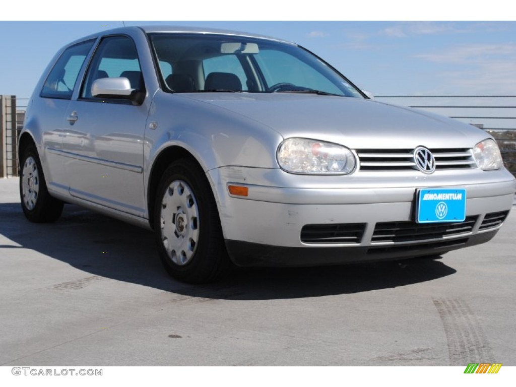 2003 Golf GL 2 Door - Reflex Silver / Grey photo #1