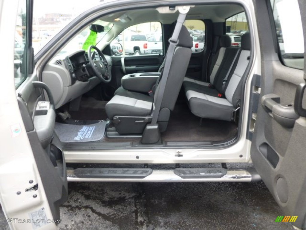 2009 Silverado 1500 LS Extended Cab - Silver Birch Metallic / Dark Titanium photo #14