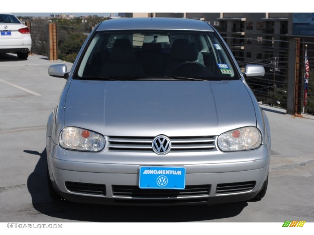 2003 Golf GL 2 Door - Reflex Silver / Grey photo #2