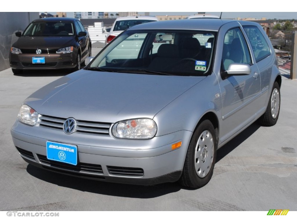 2003 Golf GL 2 Door - Reflex Silver / Grey photo #3