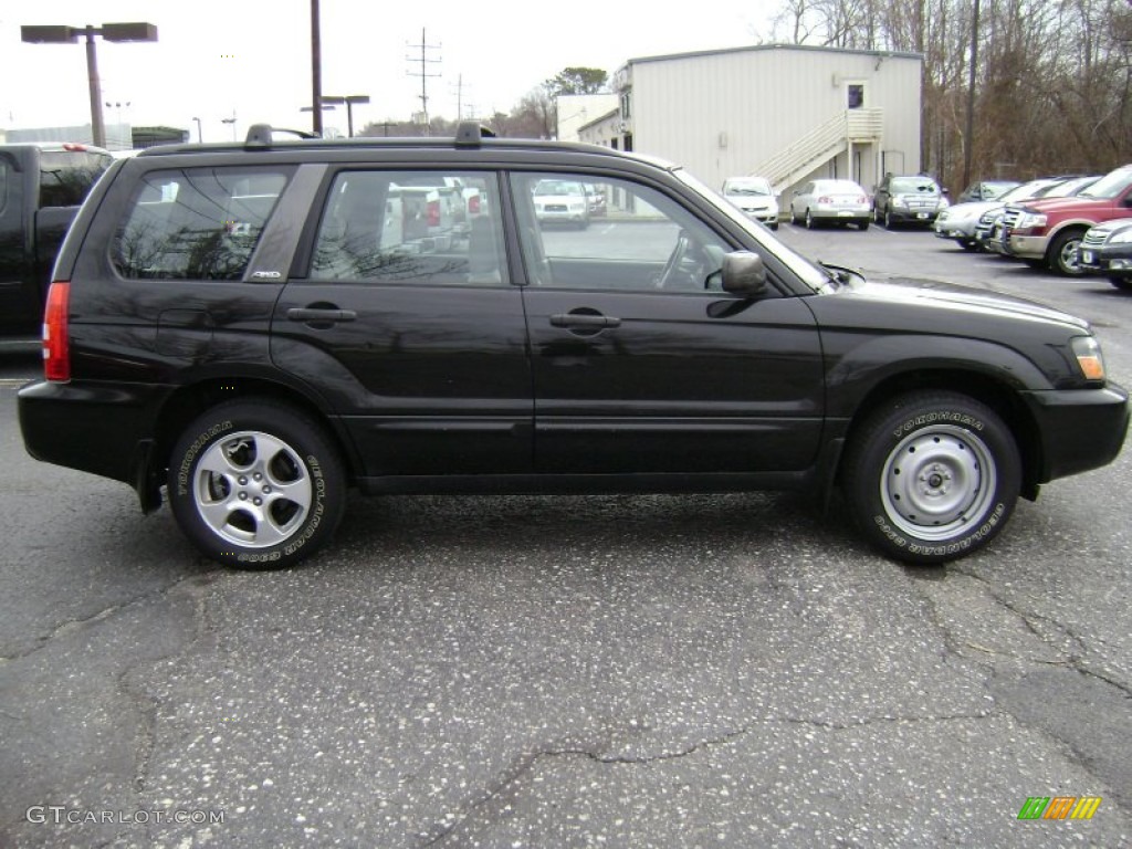 2003 Forester 2.5 XS - Java Black Pearl / Gray photo #7