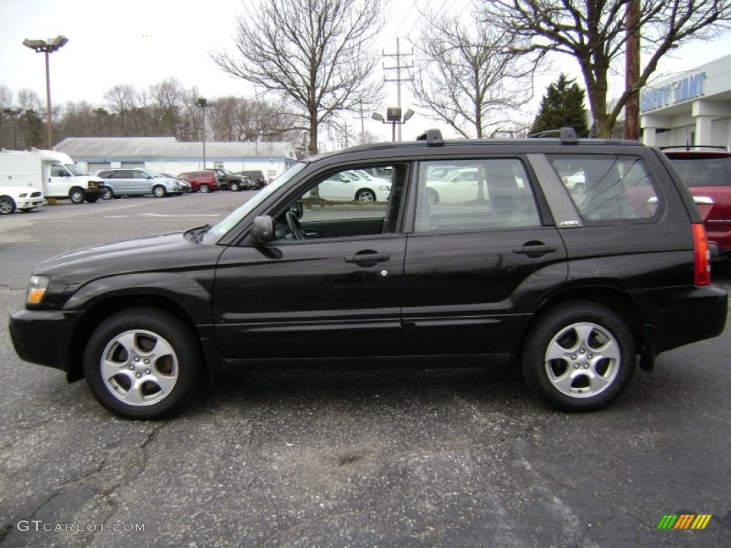 2003 Forester 2.5 XS - Java Black Pearl / Gray photo #9
