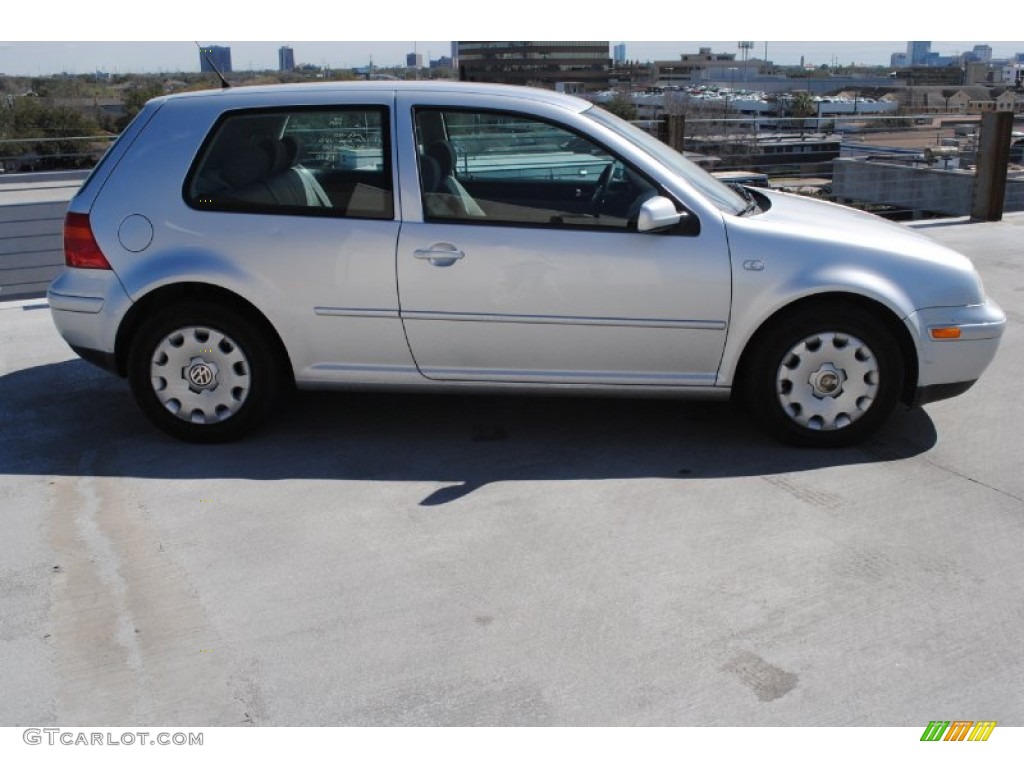 Reflex Silver 2003 Volkswagen Golf GL 2 Door Exterior Photo #77222643
