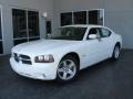 2009 Stone White Dodge Charger R/T  photo #1