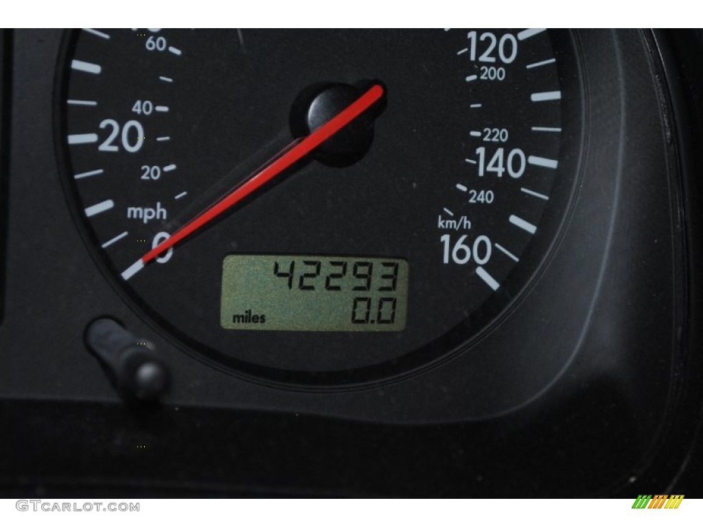 2003 Golf GL 2 Door - Reflex Silver / Grey photo #24