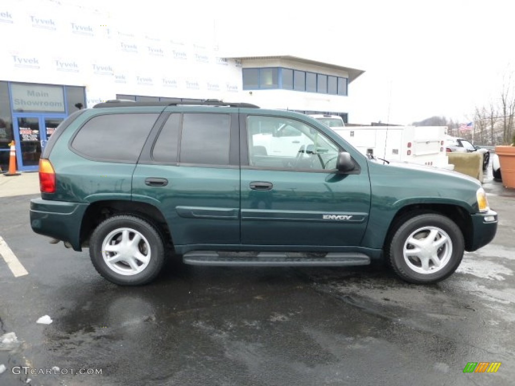 Emerald Jewel Green Metallic 2005 GMC Envoy SLE 4x4 Exterior Photo #77223074