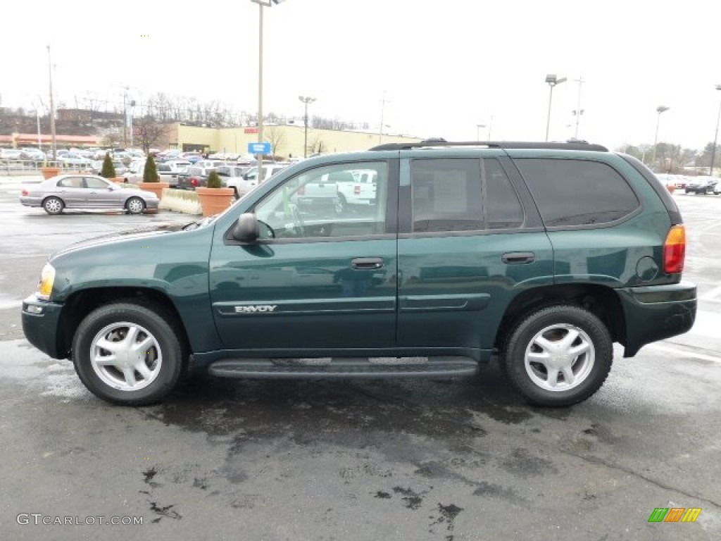 Emerald Jewel Green Metallic 2005 GMC Envoy SLE 4x4 Exterior Photo #77223145