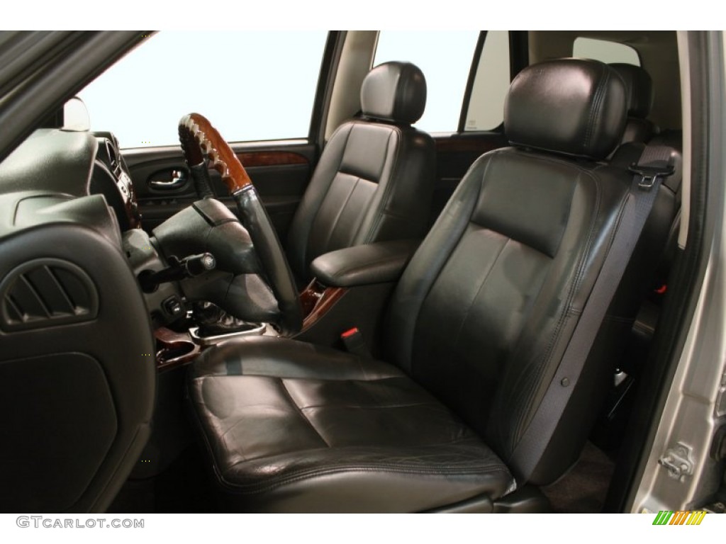 Ebony Black Interior 2006 GMC Envoy Denali 4x4 Photo #77223300