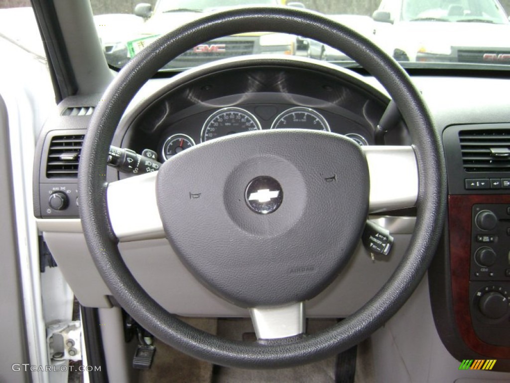 2008 Chevrolet Uplander LS Medium Gray Steering Wheel Photo #77223899