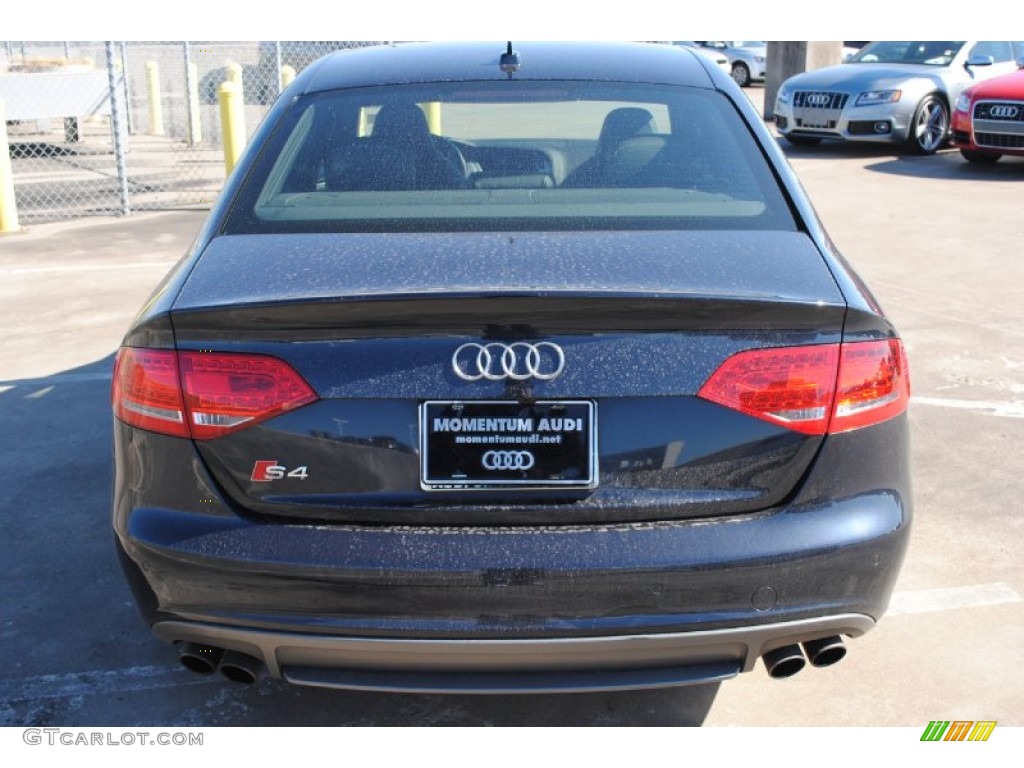 2012 S4 3.0T quattro Sedan - Moonlight Blue Metallic / Black/Black photo #8