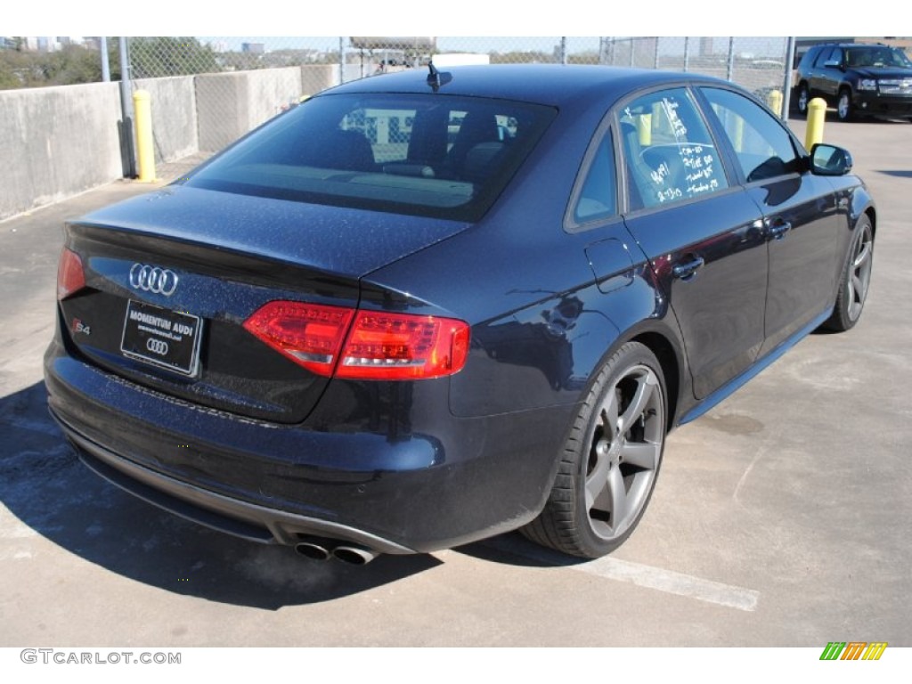 2012 S4 3.0T quattro Sedan - Moonlight Blue Metallic / Black/Black photo #9
