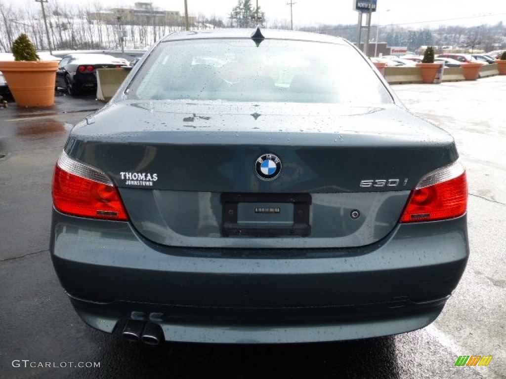 2004 5 Series 530i Sedan - Amethyst Grey Metallic / Black photo #4