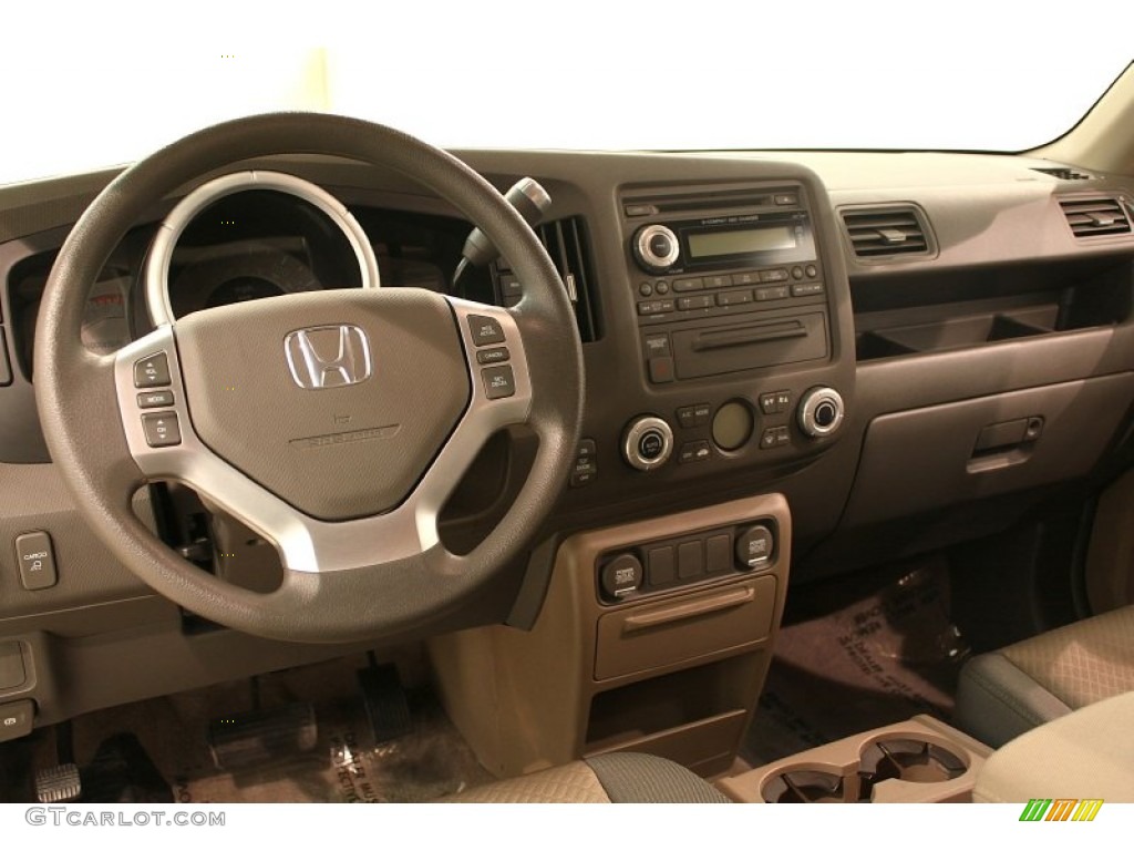 2007 Honda Ridgeline RTS Olive Dashboard Photo #77225011